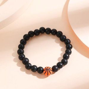 Basketball Decor Beaded Bracelet